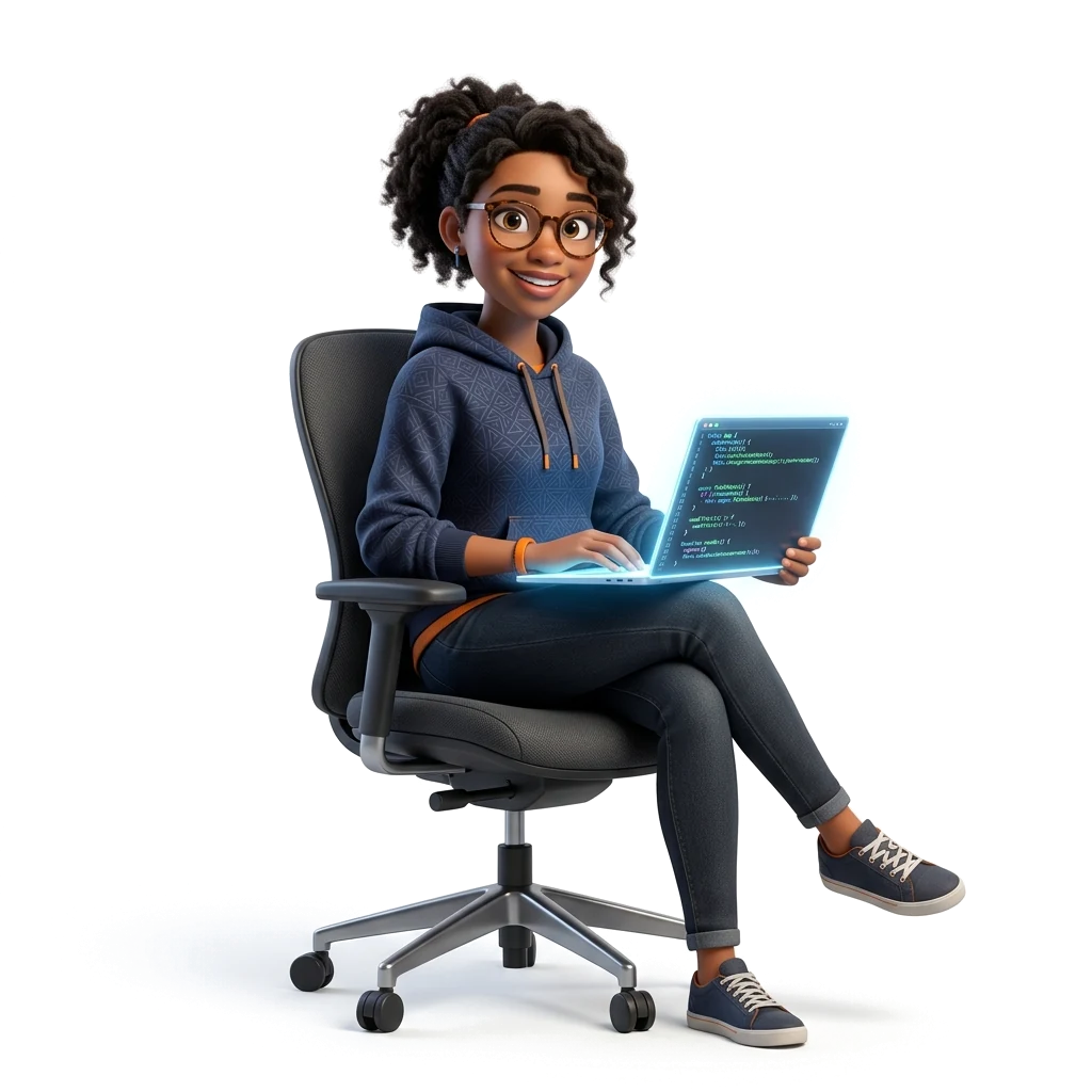 Pathubs 3D Developer Character